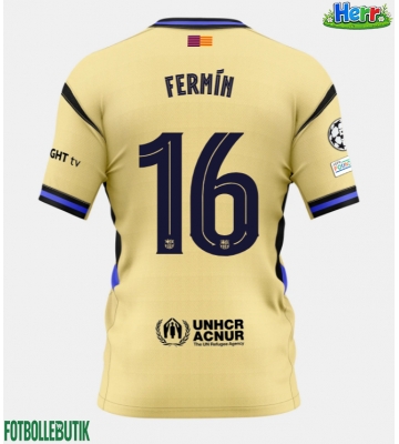 Barcelona Fermin Lopez #16 Bortatröja 2025-26 Kortärmad